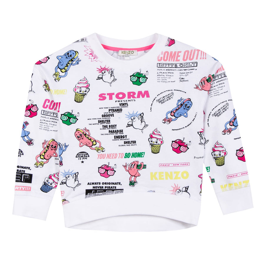 Kenzo Food Fiesta Print Sweatshirt