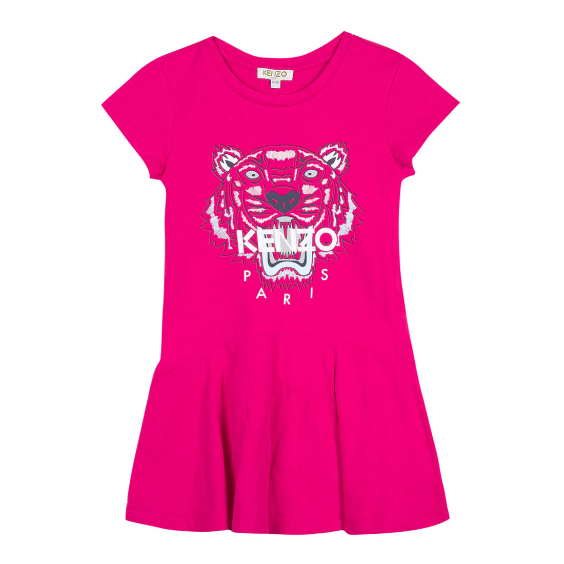 Kenzo Fuchsia Tiger Flair Dress