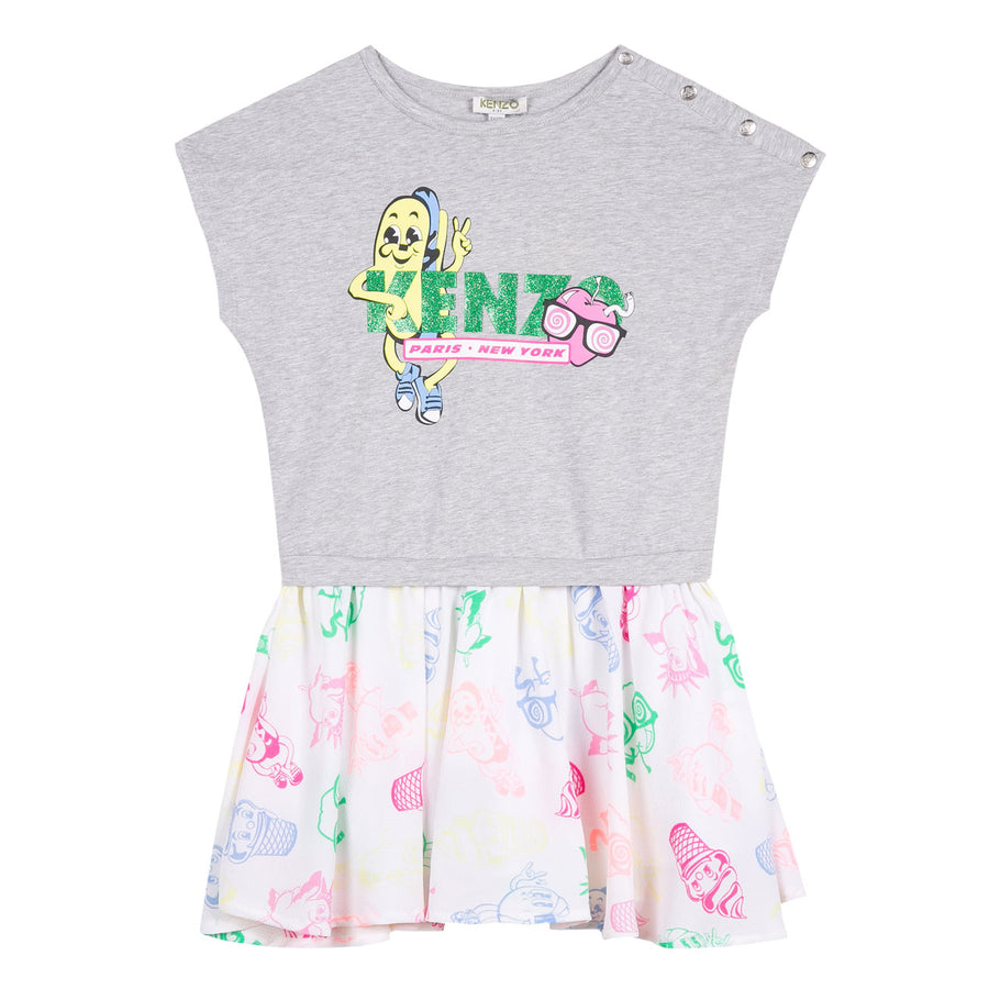 Kenzo Food Fiesta Dropwaist Dress