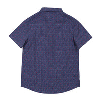 Boys and Arrows Navy Pixel Floral Shirt