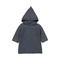 Bonpoint Blue-Grey Burnout Knit Sweater