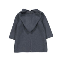 Bonpoint Blue-Grey Burnout Knit Sweater