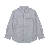 Boys and Arrows Blue-Grey Grid Shirt