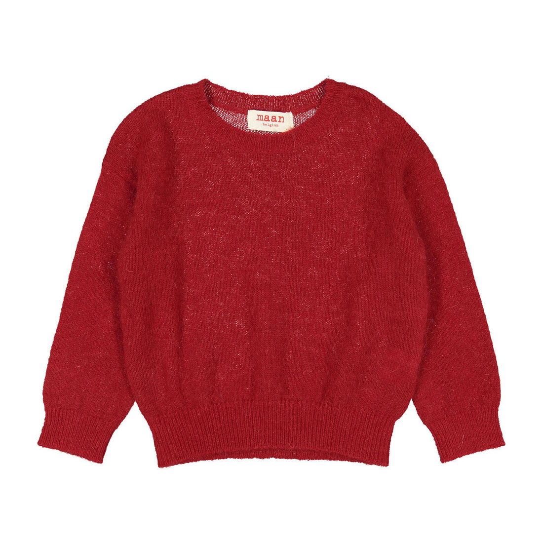 Maan Red Hera Alpaca Wool Sweater