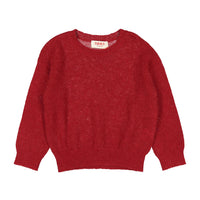 Maan Red Hera Alpaca Wool Sweater