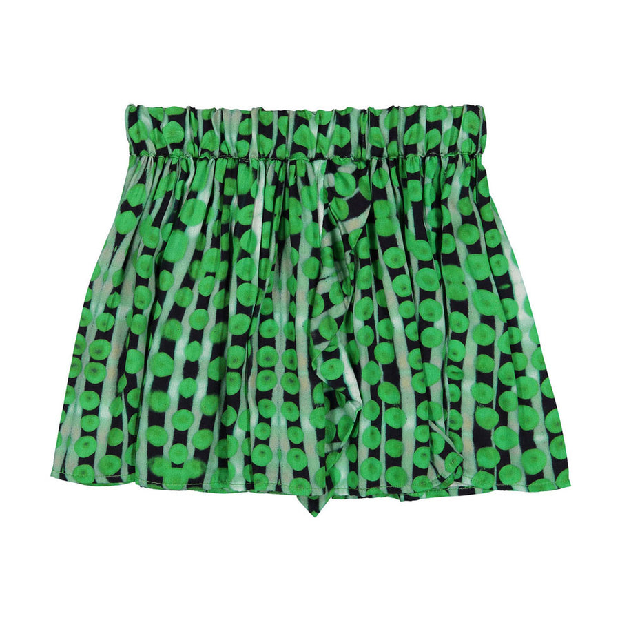 Maan Green Dot Luisa Wrap Skirt