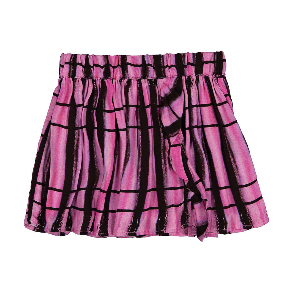 Maan Ruby Plaid Luisa Wrap Skirt