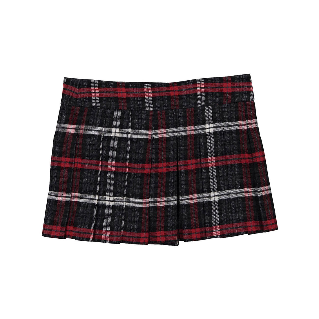 Bonpoint Black Plaid Folk Skirt