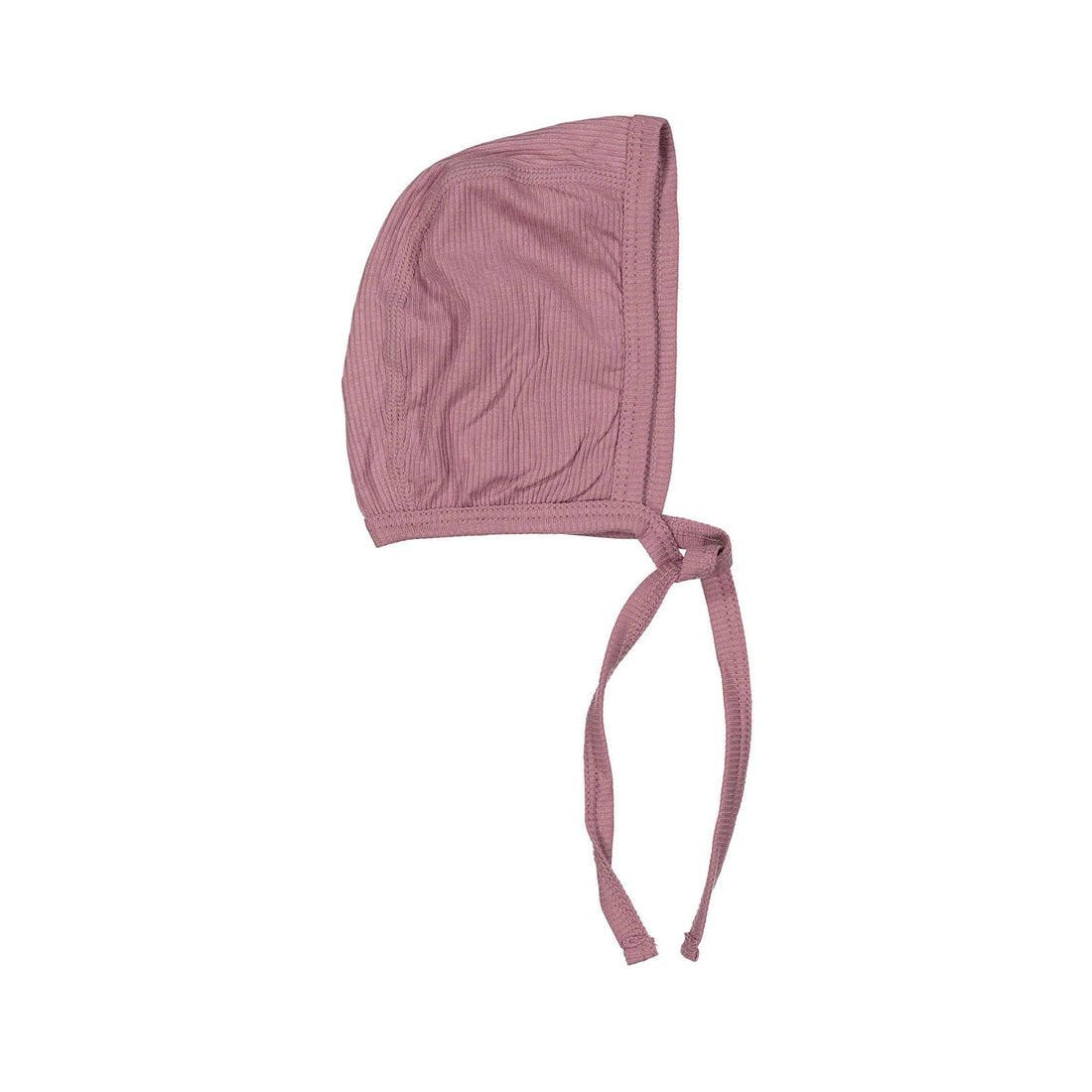 LADIDA Powder Pink Ribbed Logo Bonnet