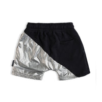 NUNUNU Black Duo Sweatshorts