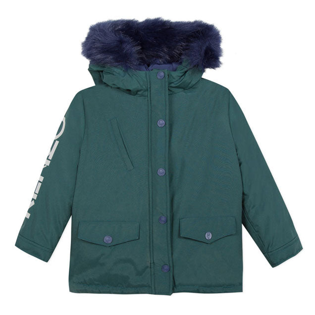 Kenzo Dark Green Logo Parka