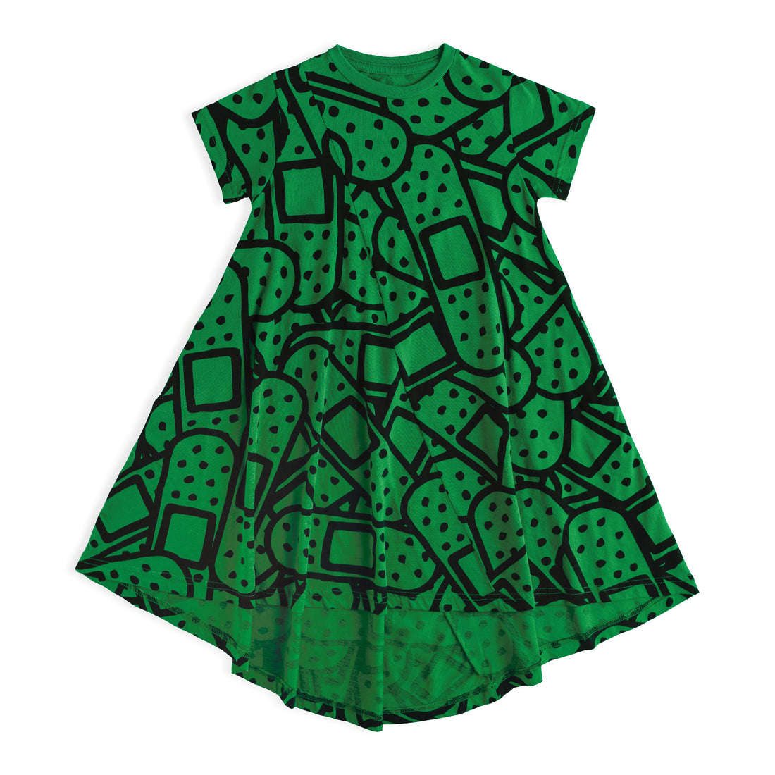NUNUNU Moss Green 360 Bandaid Dress