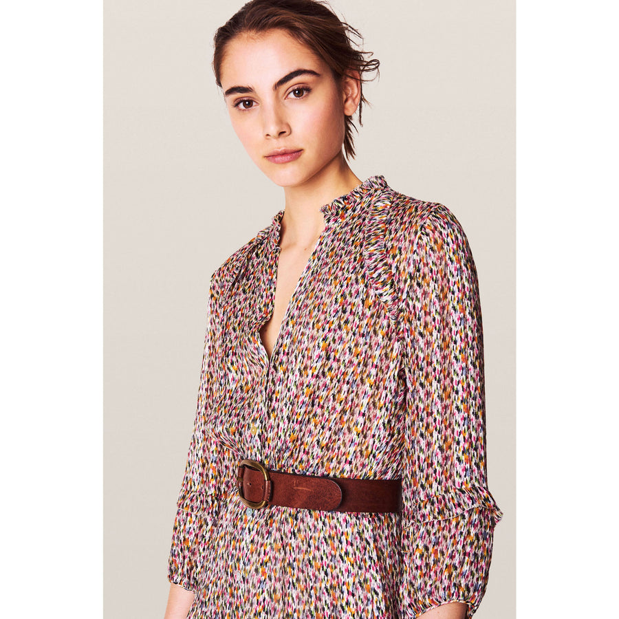 ba&amp;sh Ecru Dean Dress