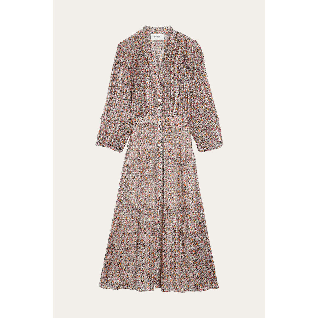 ba&amp;sh Ecru Dean Dress