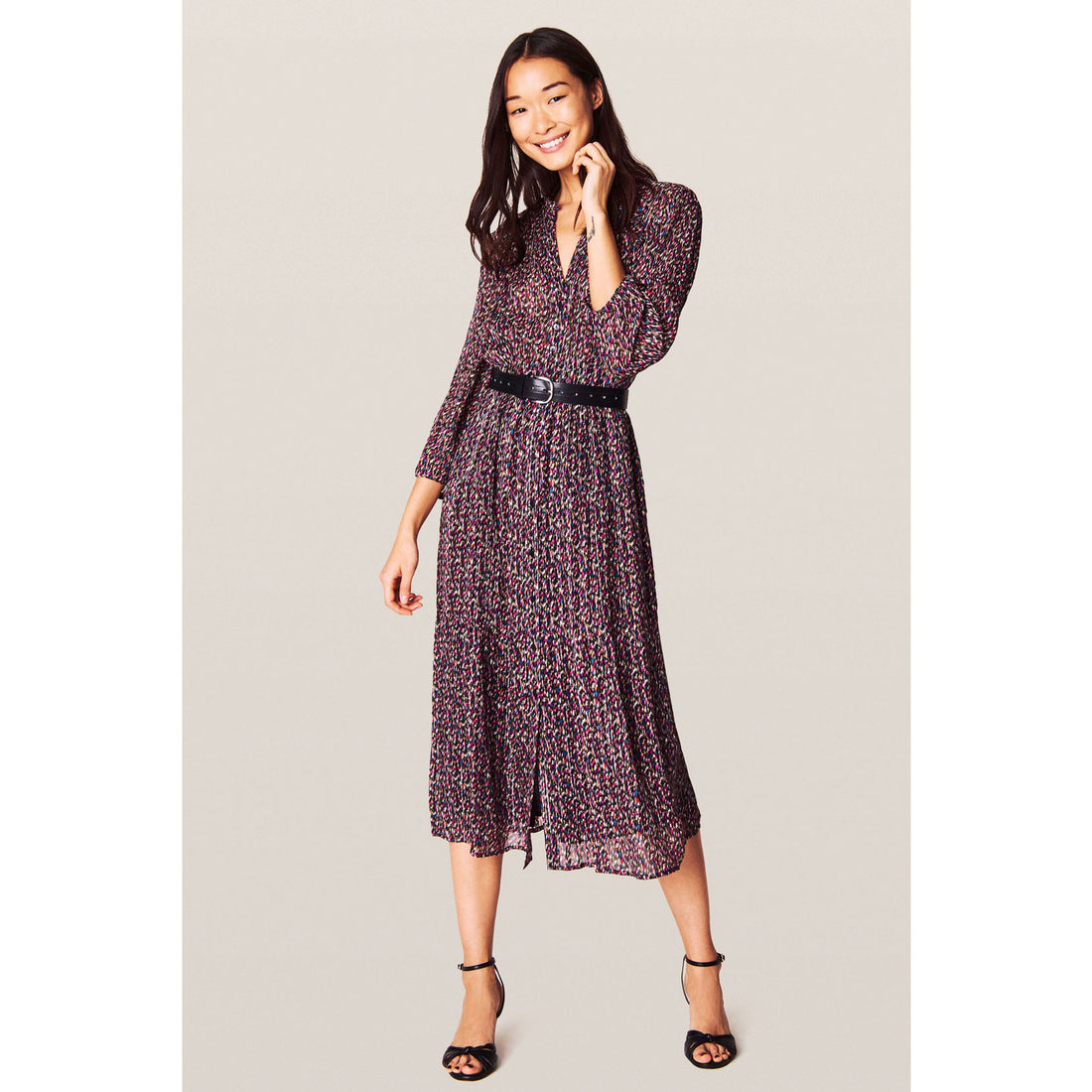 ba&amp;sh Black Dean Dress