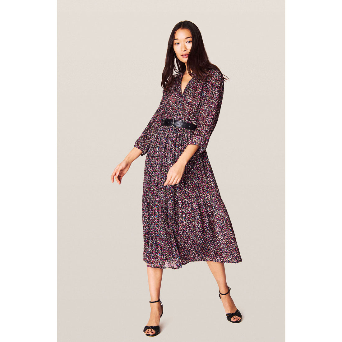 ba&amp;sh Black Dean Dress