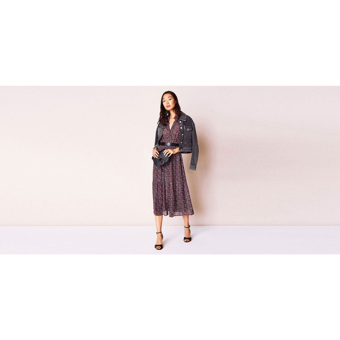 ba&amp;sh Black Dean Dress