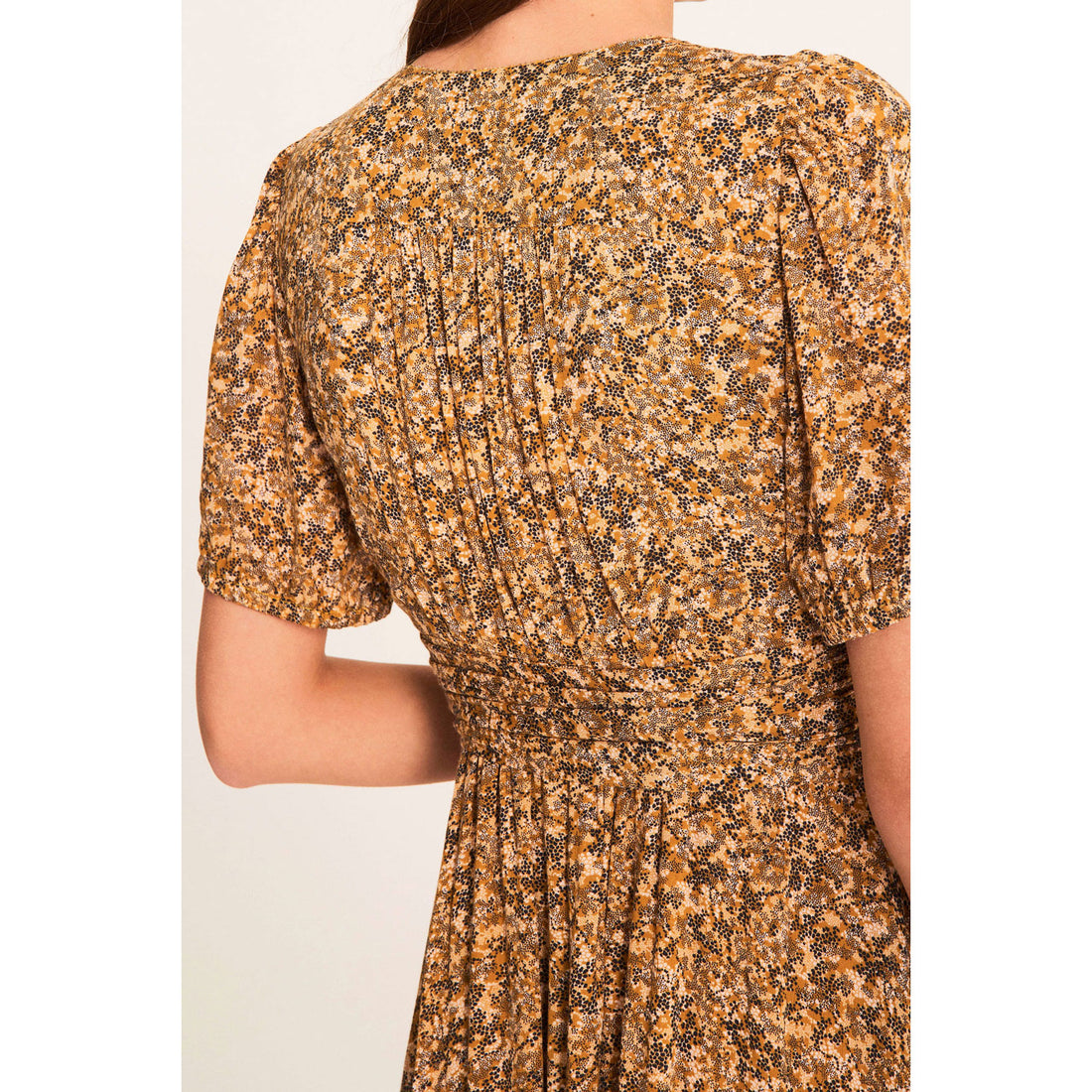 ba&amp;sh Ochre Noemie Dress