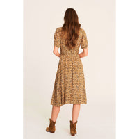 ba&amp;sh Ochre Noemie Dress