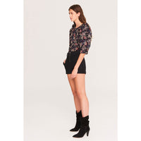 ba&amp;sh Black Rym Top
