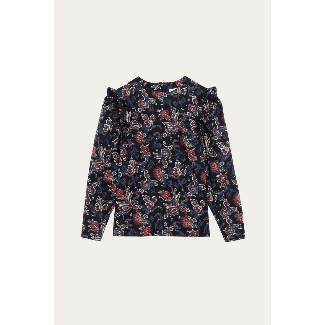 ba&amp;sh Black Rym Top