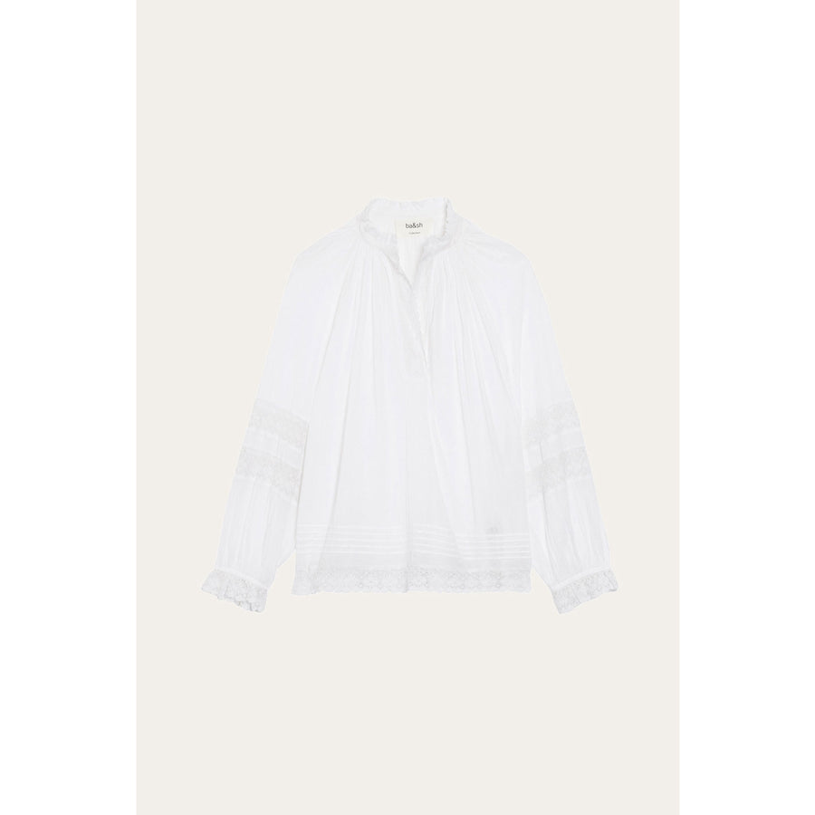 ba&amp;sh White Stella Blouse