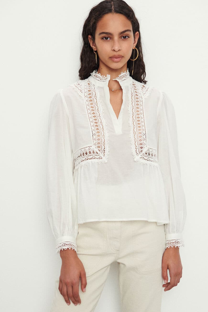 BA-SH Blanc Santana Selma Blouse