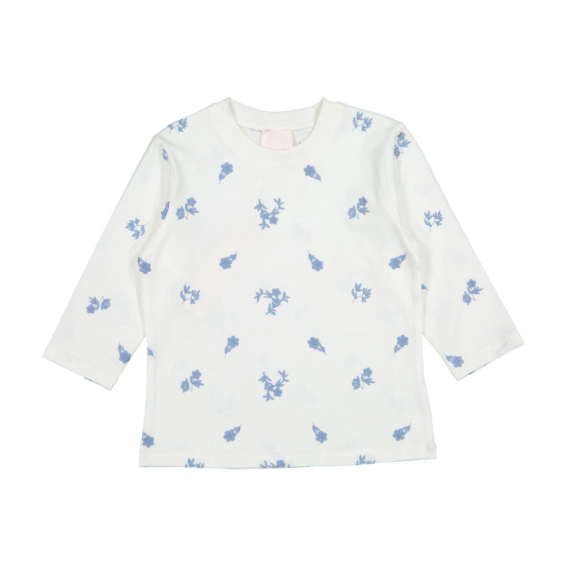 Steph White/Blue Embroidered T-Shirt