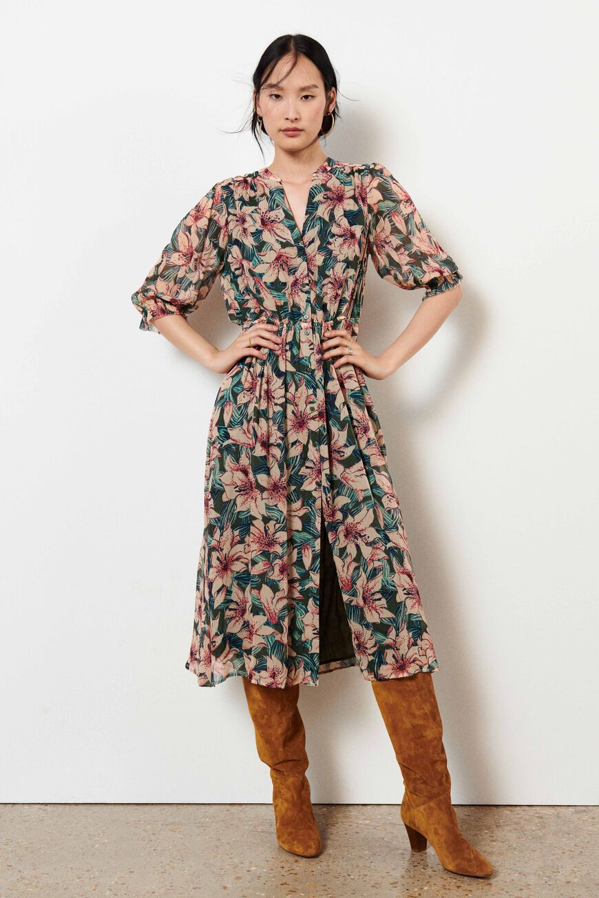 BA-SH Turquoise Brook Dress