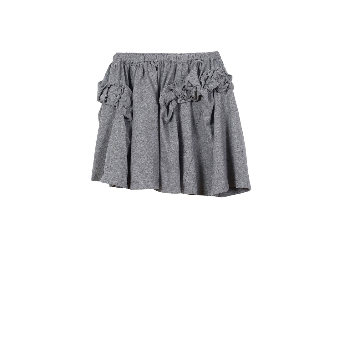 JNBY Grey Ruffle Flair Skirt