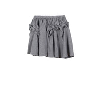 JNBY Grey Ruffle Flair Skirt