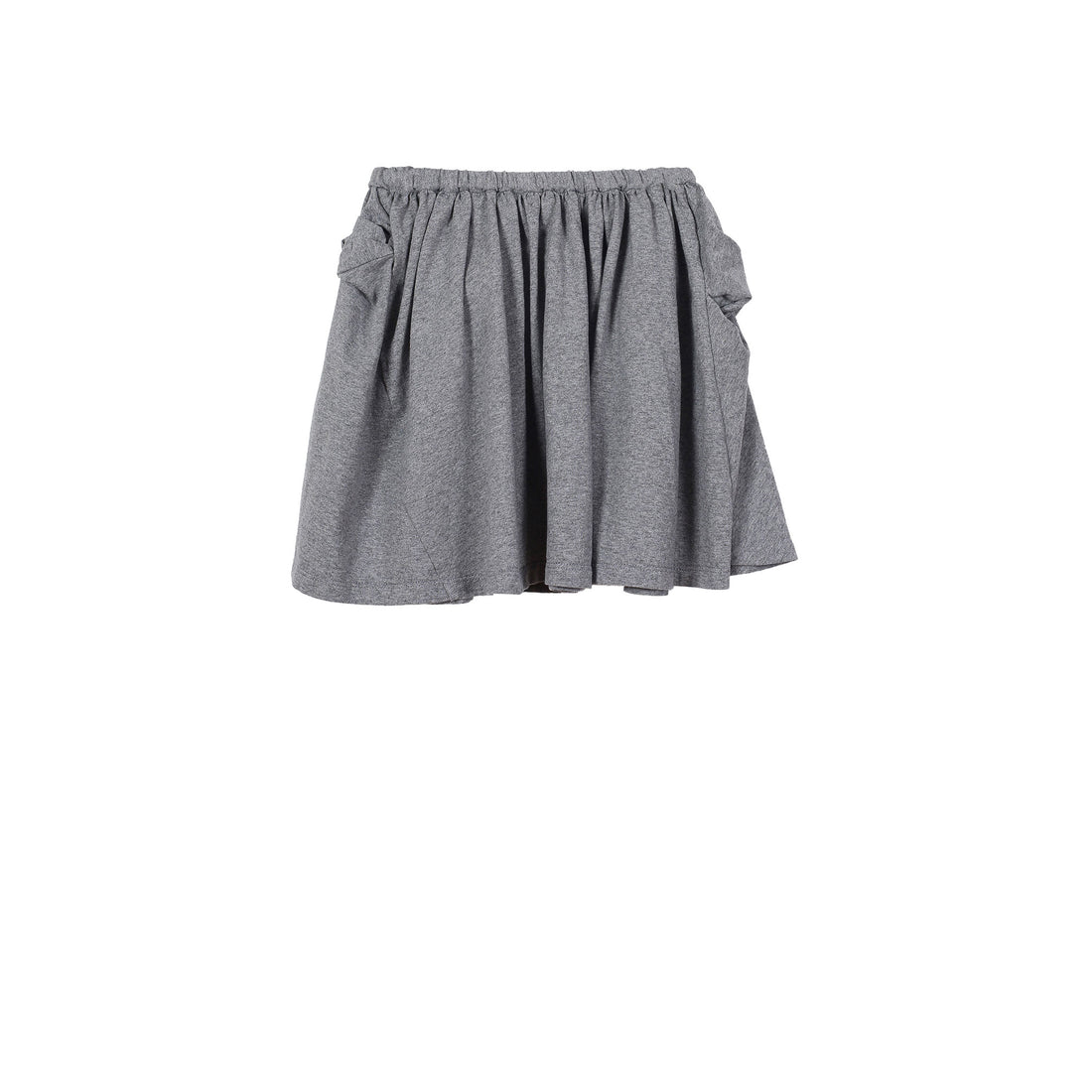 JNBY Grey Ruffle Flair Skirt