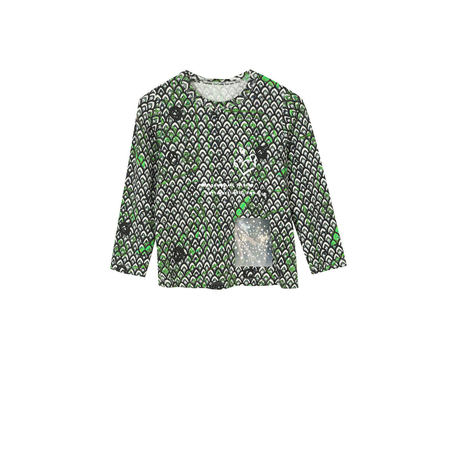 JNBY Green Modern Print Tee
