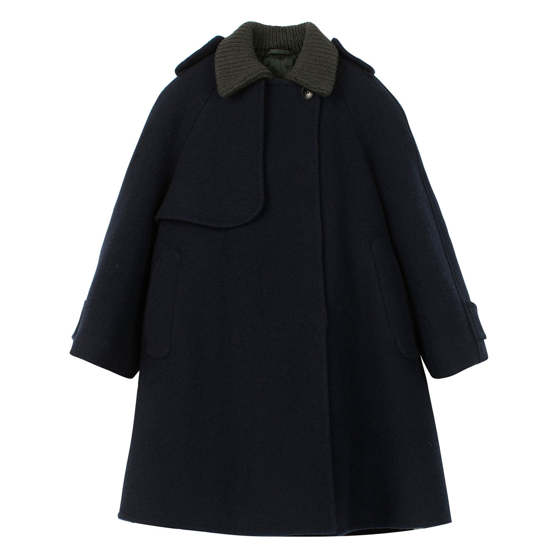 JNBY Navy Wool Coat