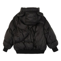 JNBY Black Down Coat Bear Hoodie