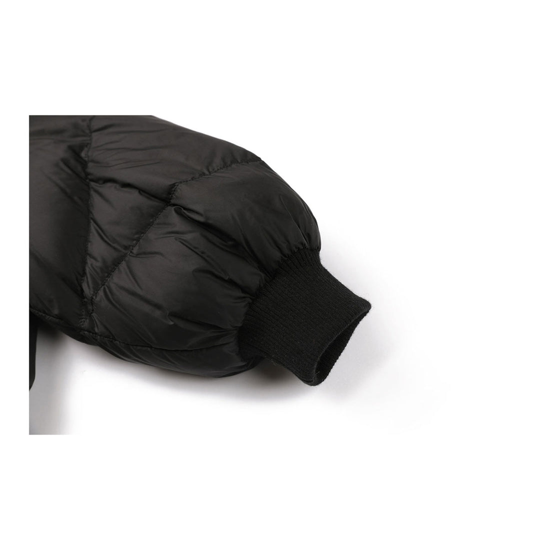 JNBY Black Down Coat Bear Hoodie
