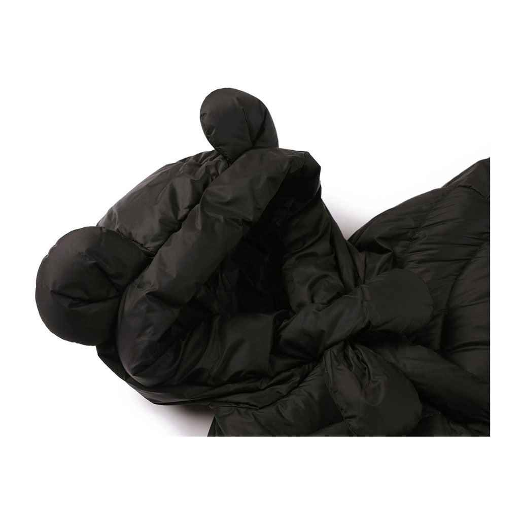 JNBY Black Down Coat Bear Hoodie