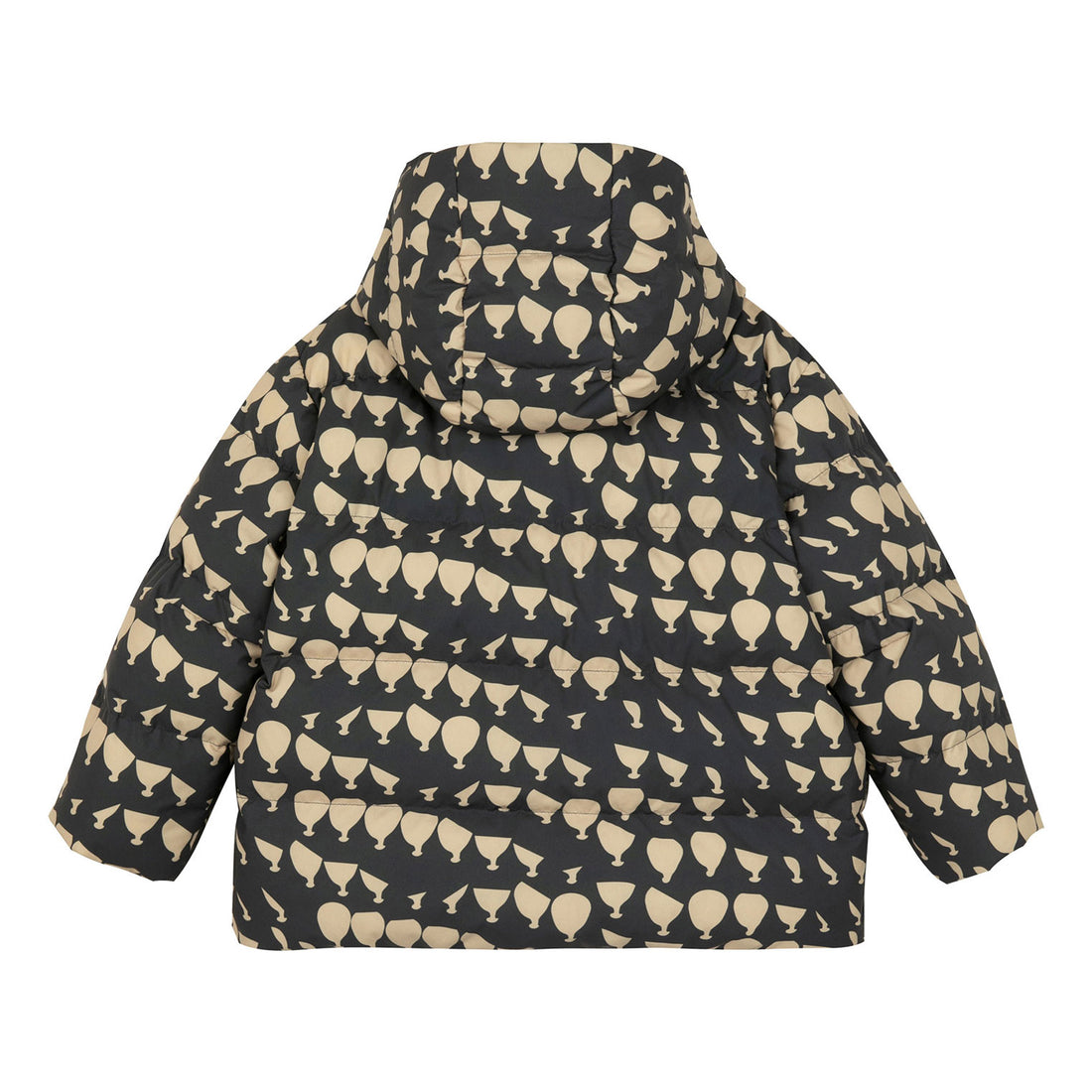 JNBY Black Multi Allover Print Down Jacket
