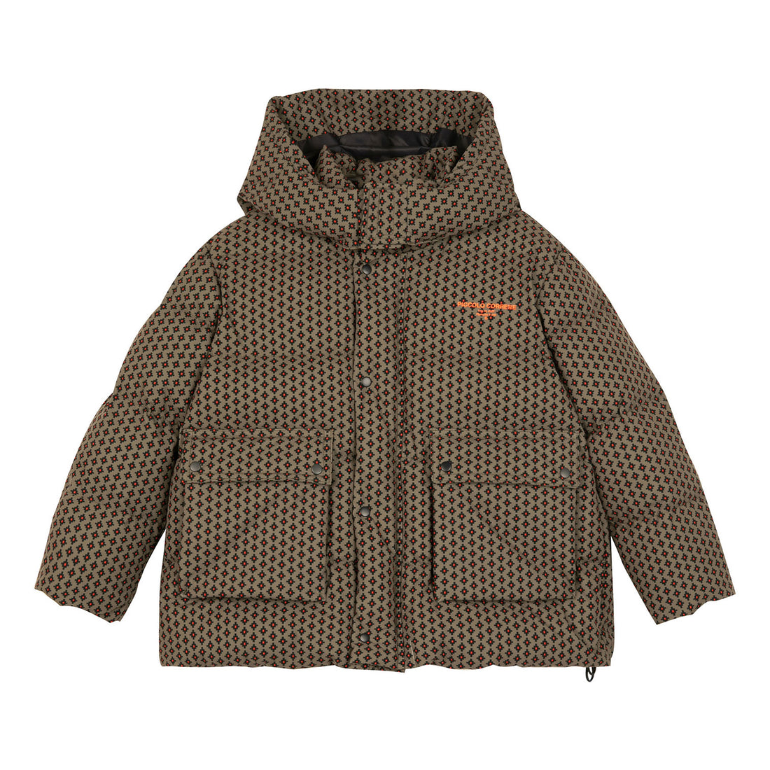 JNBY Brown Multi Allover Print Down Jacket