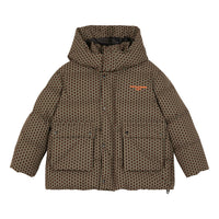 JNBY Brown Multi Allover Print Down Jacket