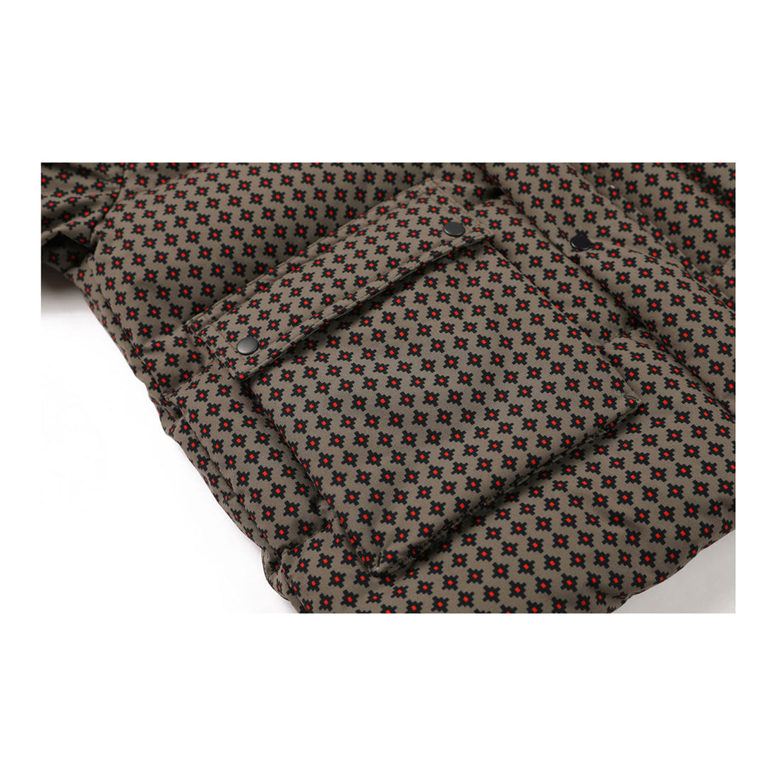 JNBY Brown Multi Allover Print Down Jacket