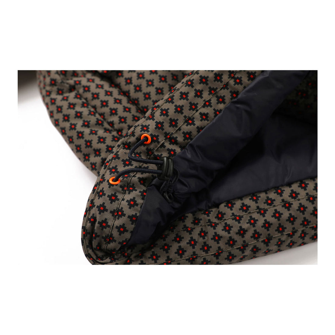 JNBY Brown Multi Allover Print Down Jacket