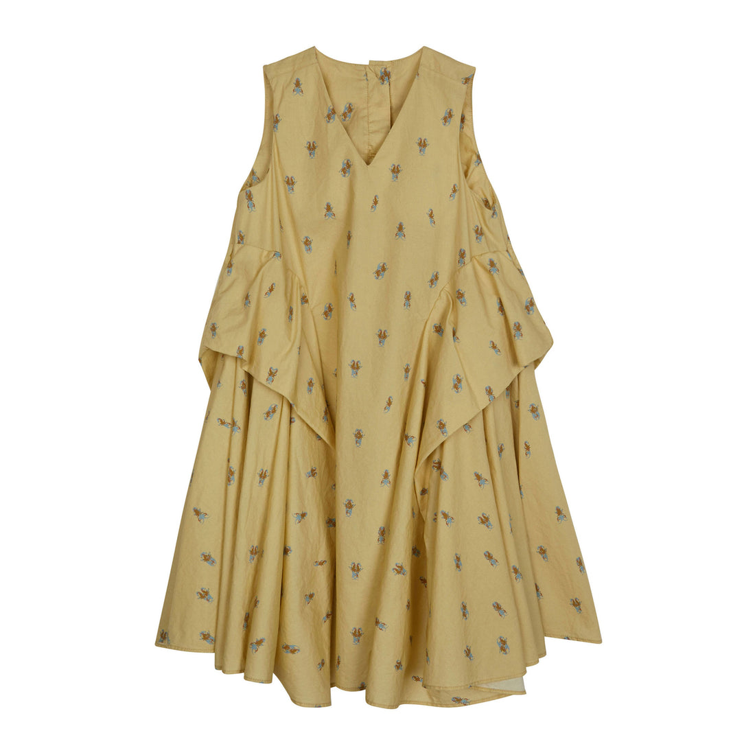 JNBY  Cream Multi Sleeveless Dress With Print