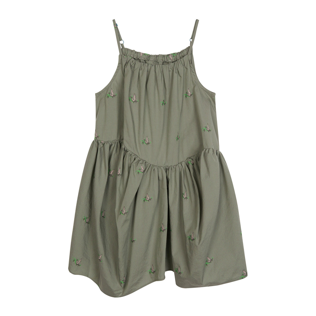 JNBY Grey Multi Tank Top Dress With Pattern