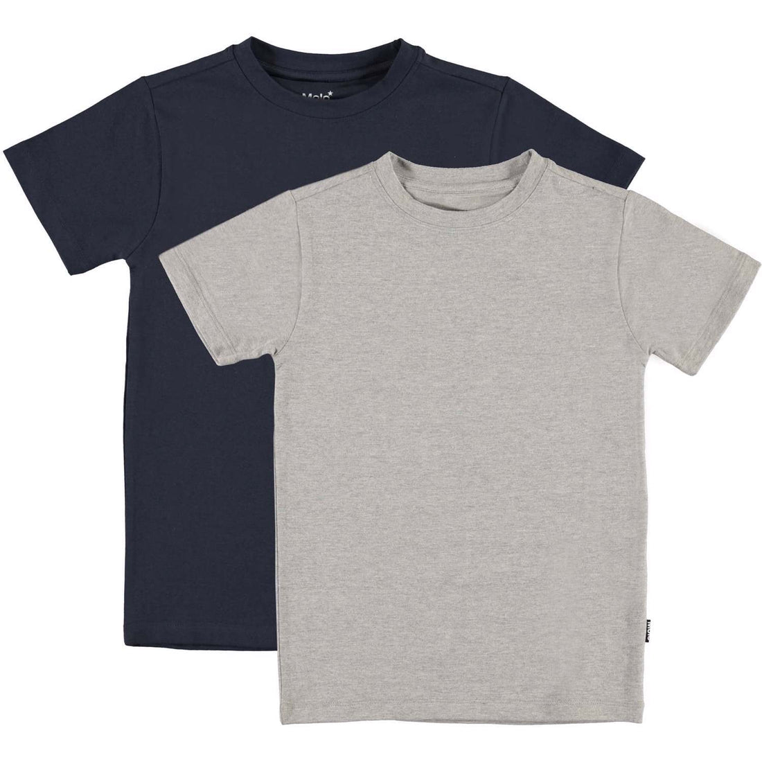 Molo Navy/Grey Jamie 2-Pack Short Sleeve Undershirts