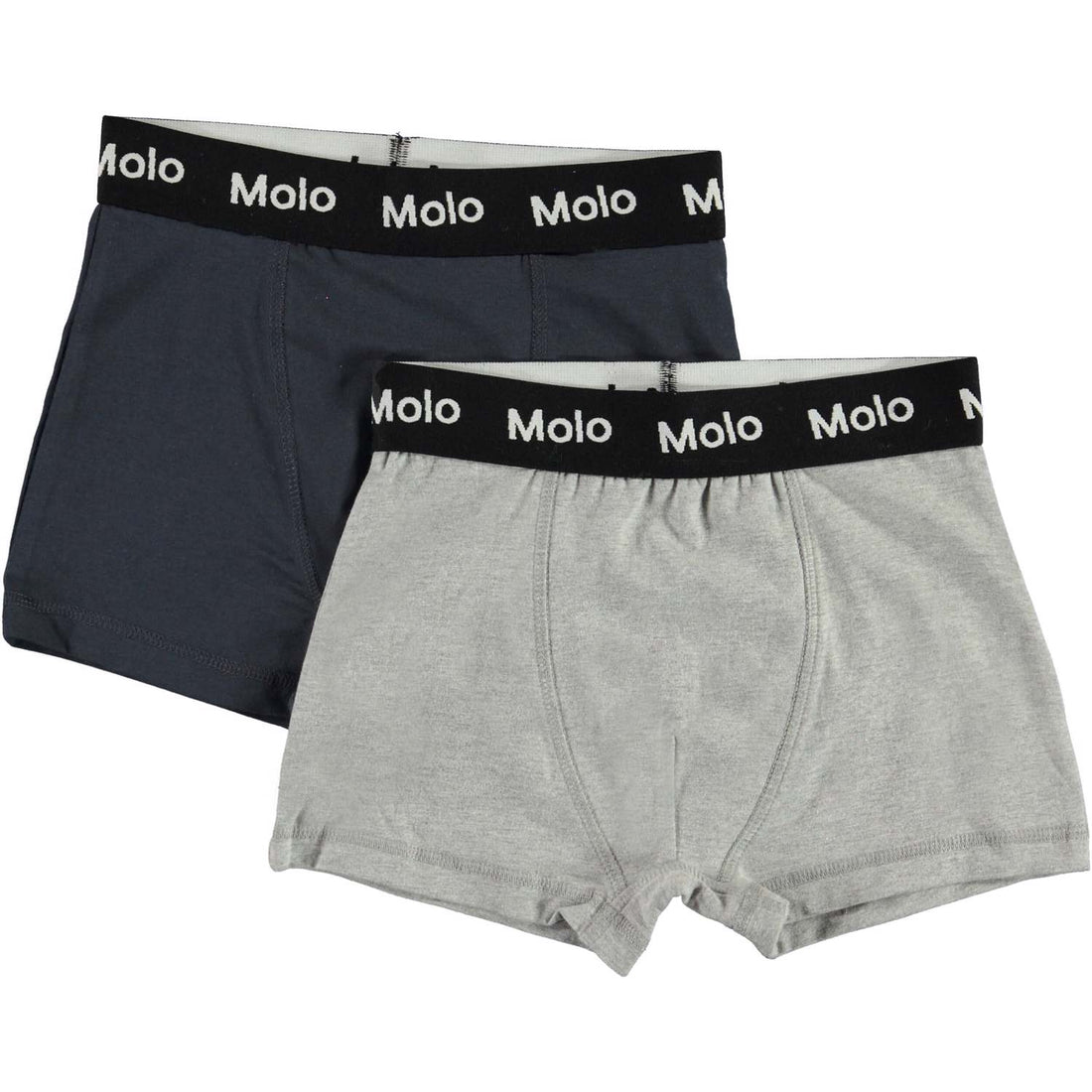 Molo Navy/Grey Justin 2-Pack Underwear