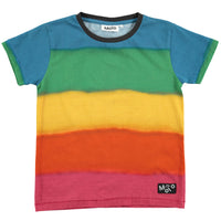 Molo Rainbow Sprayed Stripe Tee