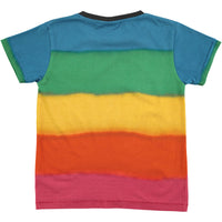 Molo Rainbow Sprayed Stripe Tee