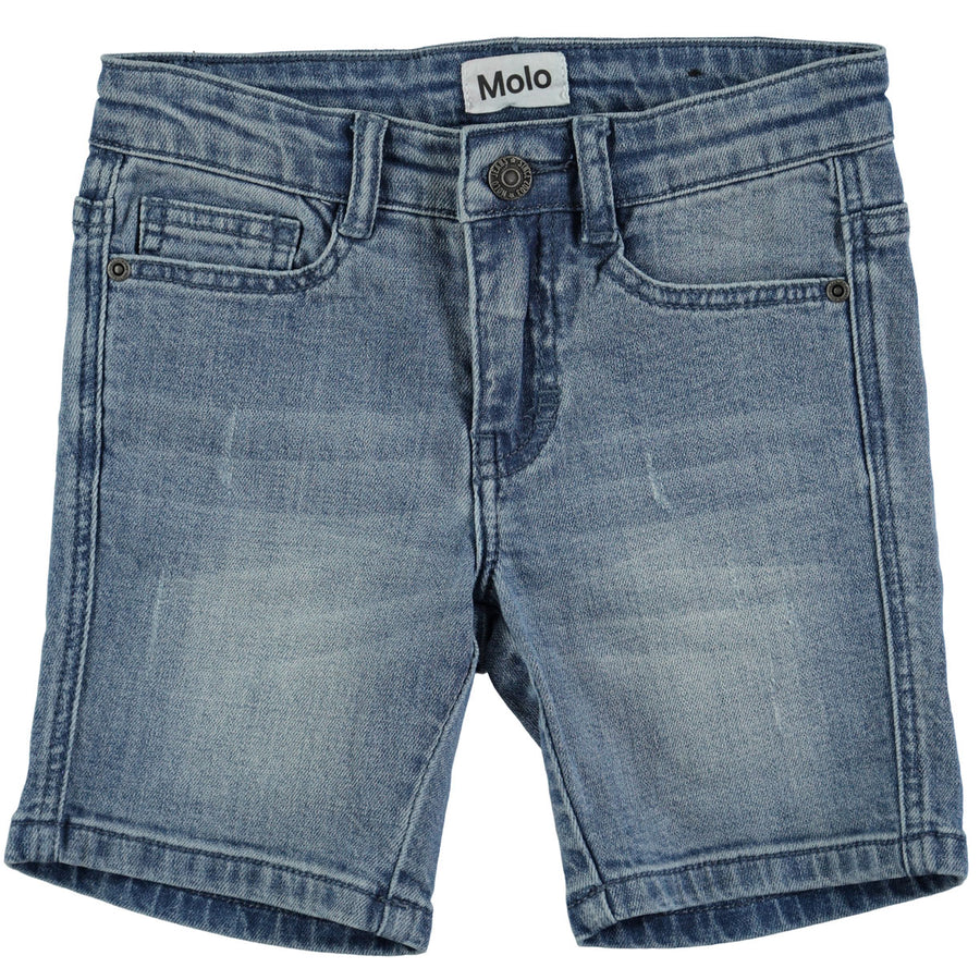 Molo Washed Denim Shorts