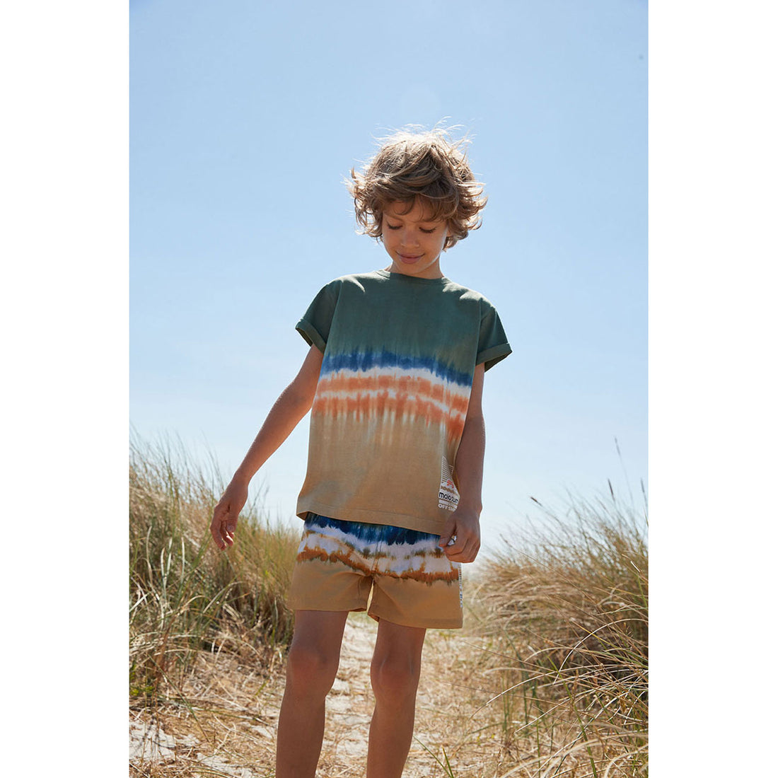 Molo Tie Dye Block Randon T-Shirt